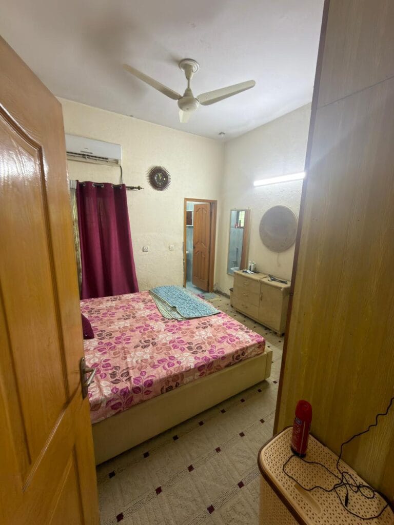 Bedroom with Attached Bathroom – 3.5 Marla House Johar Town Lahore