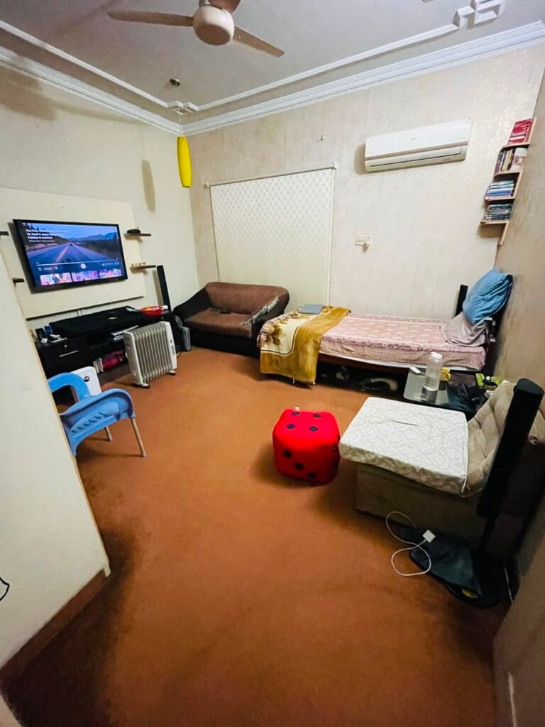 Bedroom 4 in 10 Marla triple storey house for sale in Gulberg 3, Lahore